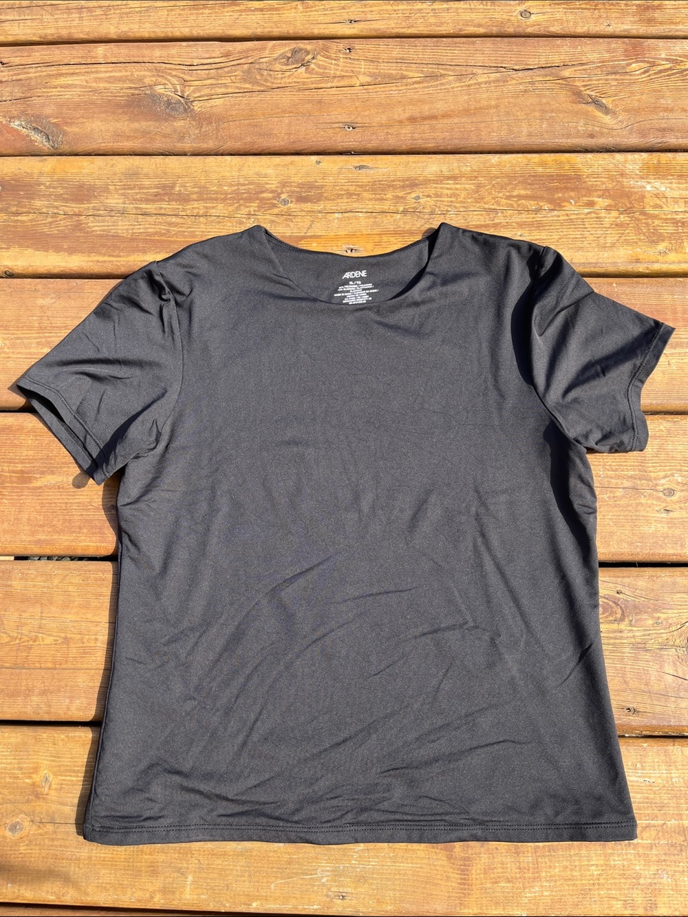 Ardene black athletic compression t shirt